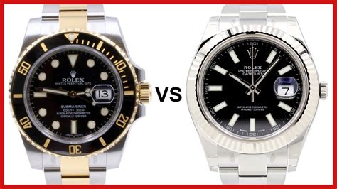 rolex submariner vs datejust ii